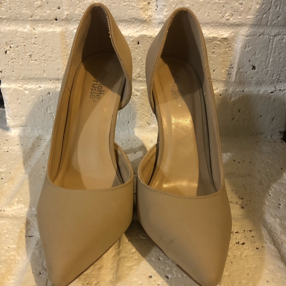 Charlotte Russe Nude stilettos
